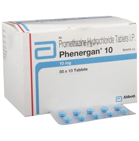 phenergan 10mg tablet 10's